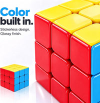 AuntyFey 5 pack speed cube set with 2x2, 3x3, 4x4, Megaminx and pyramid cube - view 7