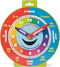 Morgan's Direct Early Learning Education Clock Moveable Hands Happy