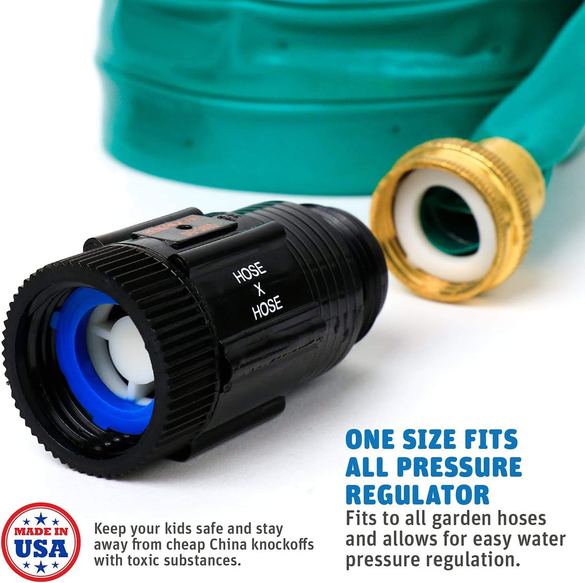 Trampoline Sprinkler Waterpark, Heavy Duty Hose – Fun for Kids & Family - Green Hose - image 2