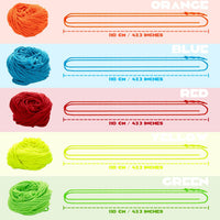 YOSTAR Glow-in-the-Dark Yellow Yoyo Strings, 100% Polyester - 50 Yoyo Strings - image 4