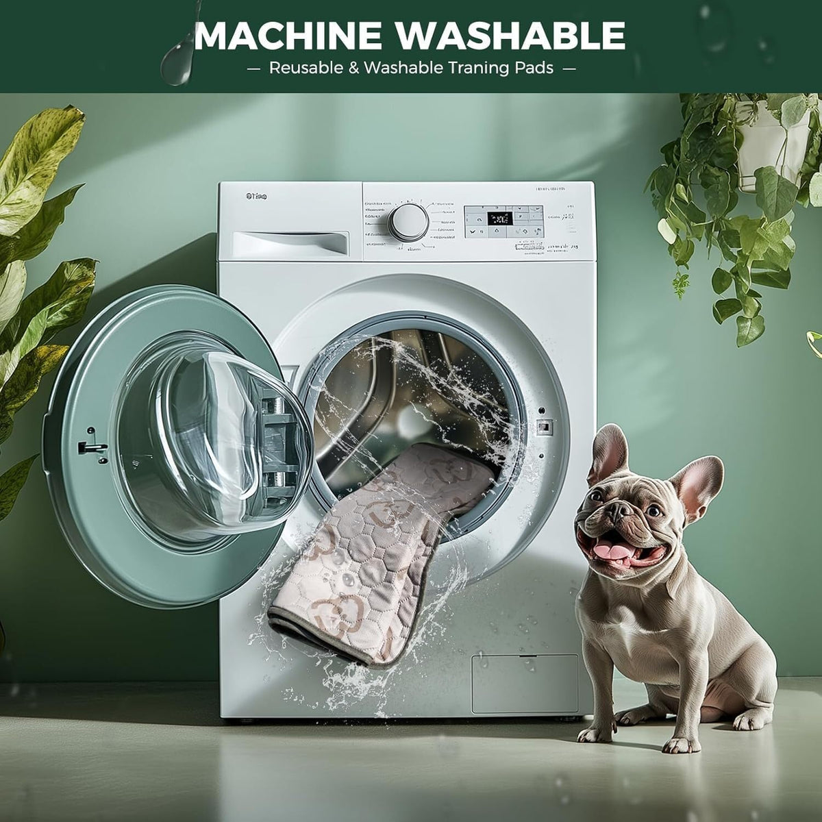 FXW Washable Pee Pads for Dogs, Super Absorbent - 11" x 17" / 1 Pack - image 2
