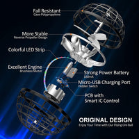 AMERFIST Flying Orb Ball Toy - Black - image 2