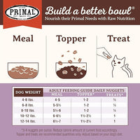 Primal Freeze Dried Raw Cat Food Nuggets Turkey, Complete & Balanced Meal or Topper, Premium, Healthy, Grain Free, High Protein Raw Cat Food with Probiotics (14 oz)