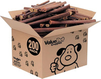 ValueBull Collagen Sticks for Dogs, 12 Inch Thick Chews, Natural Long-Lasting Dog Treats, 200 Count Bulk Pack - Supports Joints, Skin & Coat with Chondroitin & Glucosamine