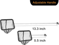 Aquarium Telescopic Fish Net with Extendable Handle Soft Mesh – Essentials for Fish - 2.8 inch - image 4
