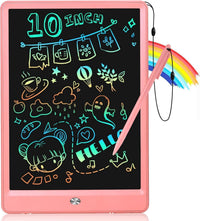 EooCoo 10" LCD Writing Tablet for Kids - Pink