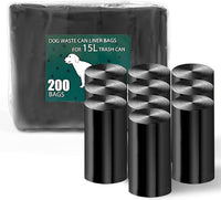 Dog Waste Bags - 100 Pcs Dog Poop Bags for 20L Dog Poop Trash Can – Essentials for Dogs - 1 Count (Pack of 200)