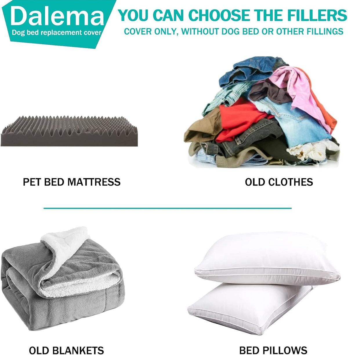 Dog Bed Cover 41L x 27W x 4H Inch - 36" L x 27" W x 4" H - image 3