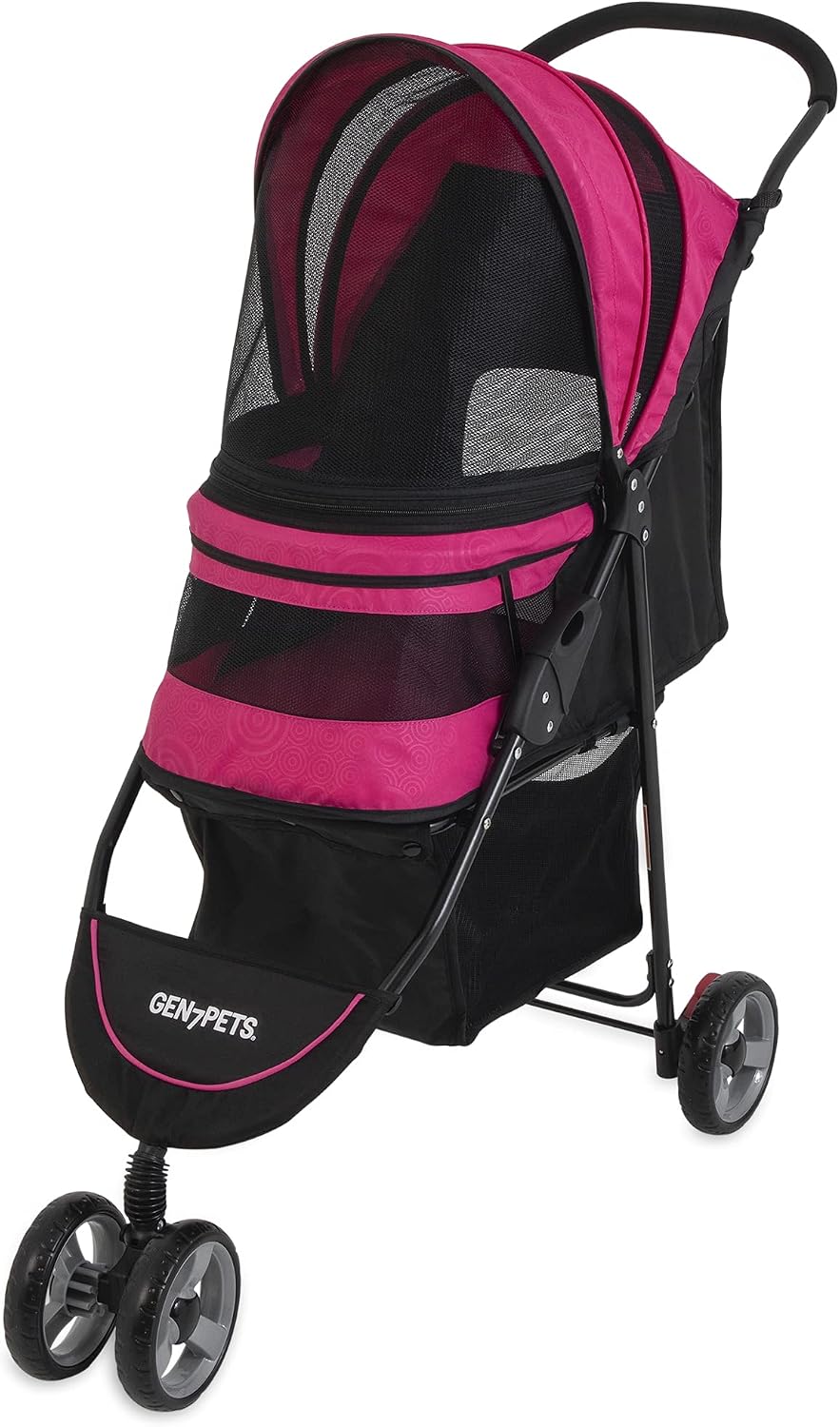 Gen7Pets Regal Plus Dog Stroller, Raspberry Sorbet Pet Stroller