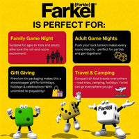 Farkel Game Set with Deluxe Dice Rolling Tray - image 3