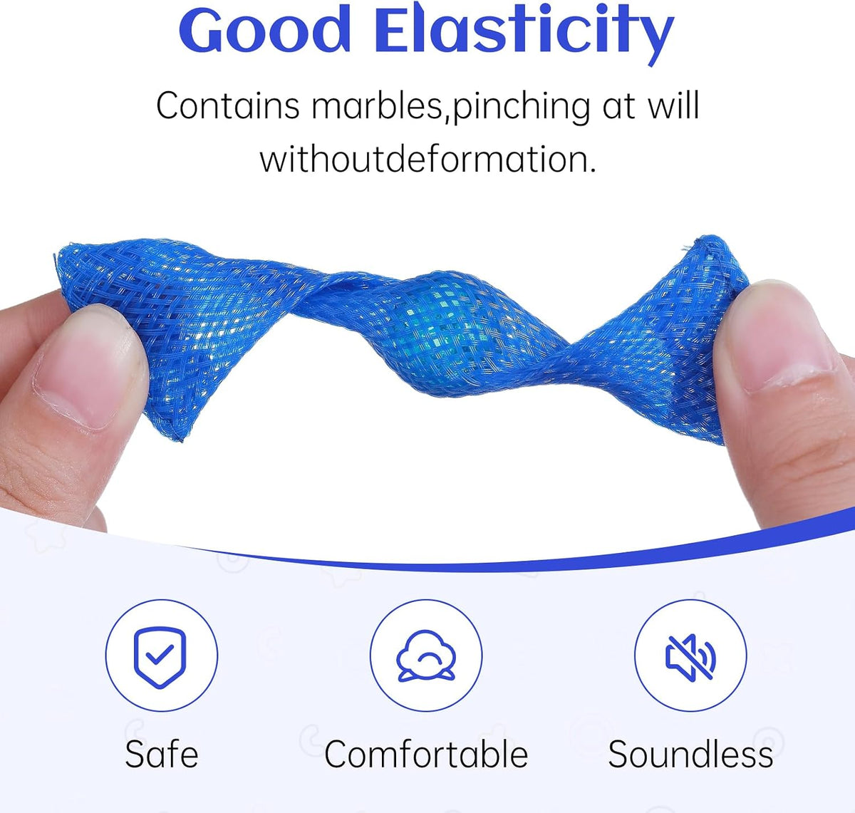 8Pcs Sensory Fidget Toys with Fidget Spinner - Blue - image 4
