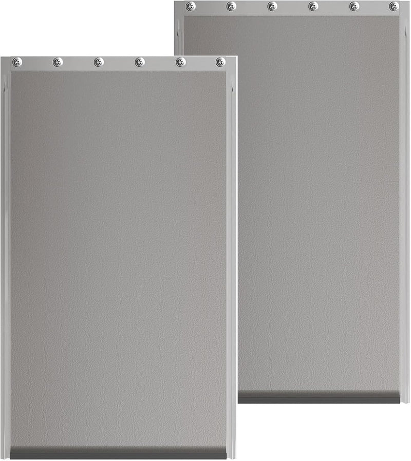 2-Pack Large Dog Door Replacement Flaps with Screws – Essentials for Dogs - 2-flap / Extra Large