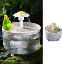 MANON ROSA Bird Bath for Parakeets - White Large