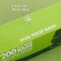 Harloon 6000 Counts Dog Poop Waste Bags 30 Rolls Extra Thick Strong Leak PET Proof Bags Disposable Bulk Universal Doggy Roll Waste Box for Puppy Outdoor Walking Travel(Bule,12 x 8 Inches)