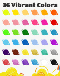 JUPITEARTH 12 Colors Twist Crayons for Toddlers 1-3, Non-Toxic - 36 Colors - image 2