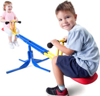Grow'n Up Heracles four-leg kids seesaw with foam handle guards and 360 degree spin