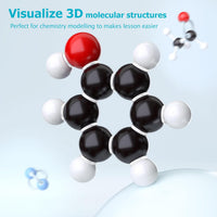 YCHOULEK 444 piece molecular model kit with atoms and bonds for organic chemistry - view 11
