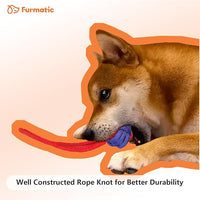 Rope Dog Toys for Small and Medium Dogs | Dog Toys for Aggressive Chewers | Dog Tug of War Toy for Interaction and Teeth Cleaning, Set of 3 Ropes