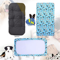 Dog Bed Covers Replacement Washable Elastic Edged 36" x 27" x 6" – Essentials for Dogs - Blue / 36.0"L x 27.0"W x 6.0"Th - image 2