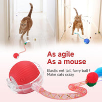 2 Packs Speed 2.0 Tail Interactive Cat Toys for Indoor Cats - Green - image 2
