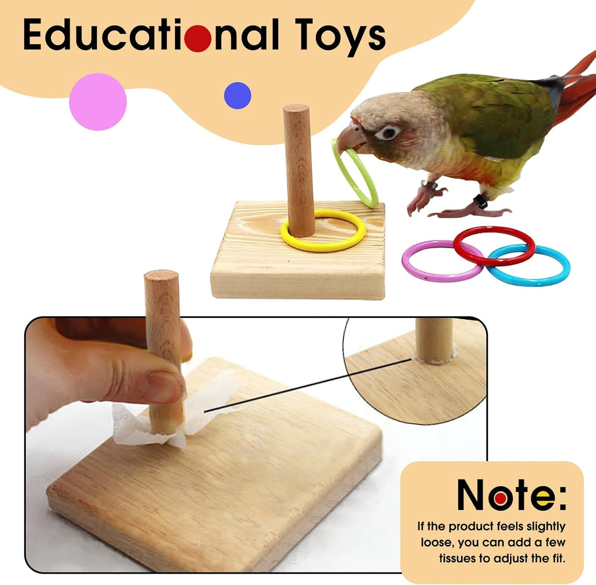 QBLEEV Bird Basketball Toy - Color Circle B - image 4