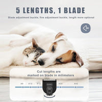 3Pcs 5-in-1 Adjustable Pet Clipper Blades - (BLACK-1 - image 3