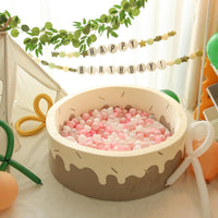 TRENDPLAY Ball Pit Balls Star and Heart Shapes for Toddlers - White Pink / 200 - image 2
