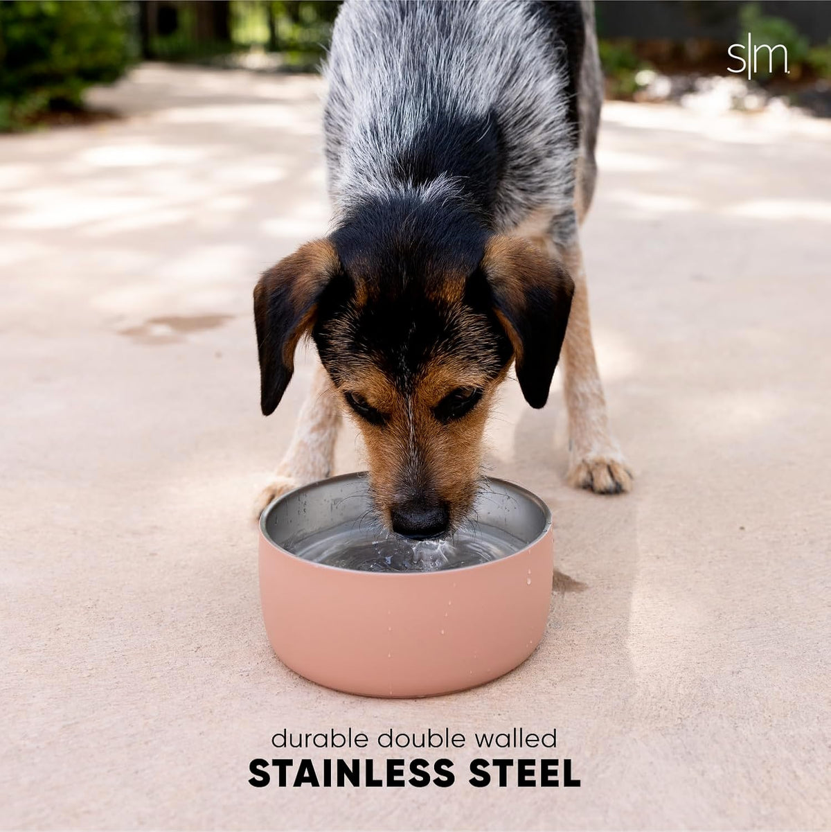Simple Modern Dog Bowls & Cat Bowls, Beige - -Sea Glass Sage / 8 Cups - image 2