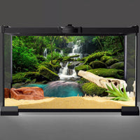 48x18 in Waterfall Terrarium Backdrop Moss Lake Reptile Habitat - 24x12in/60x30cm - image 2