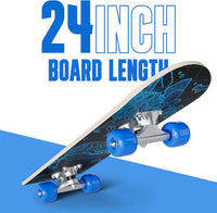 Rude Boyz 24 inch mini cruiser skateboard for kids with aluminium trucks - view 19