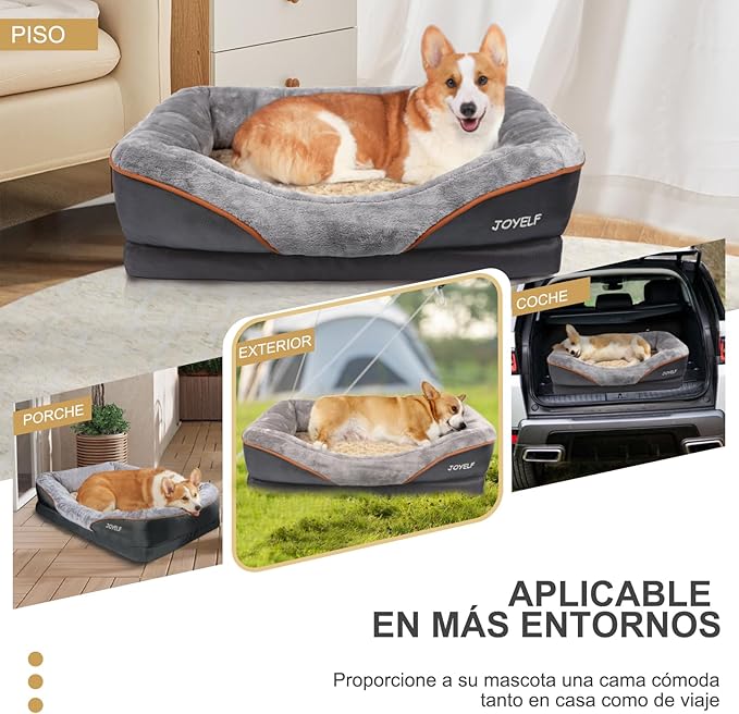 JOYELF XXLarge Memory Foam Dog Bed, Orthopedic Dog Bed & Sofa with Removable Washable Cover for Large Dogs