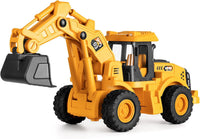 YySiRui 16 inch bulldozer toy with movable blade and rubber tires