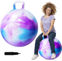 ZOOJOY Hopper Ball, Hopping Toys for Kids - Age:16+(28''/71cm) / Purple Clouds