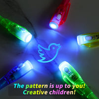 30 Pieces Invisible Ink Pen with UV Light Spy Pen Magic Marker Party - 20 - image 4