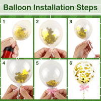 Hooqict 28Pcs Soccer Cake Decorations Set with Mini Balls - Soccer - image 3