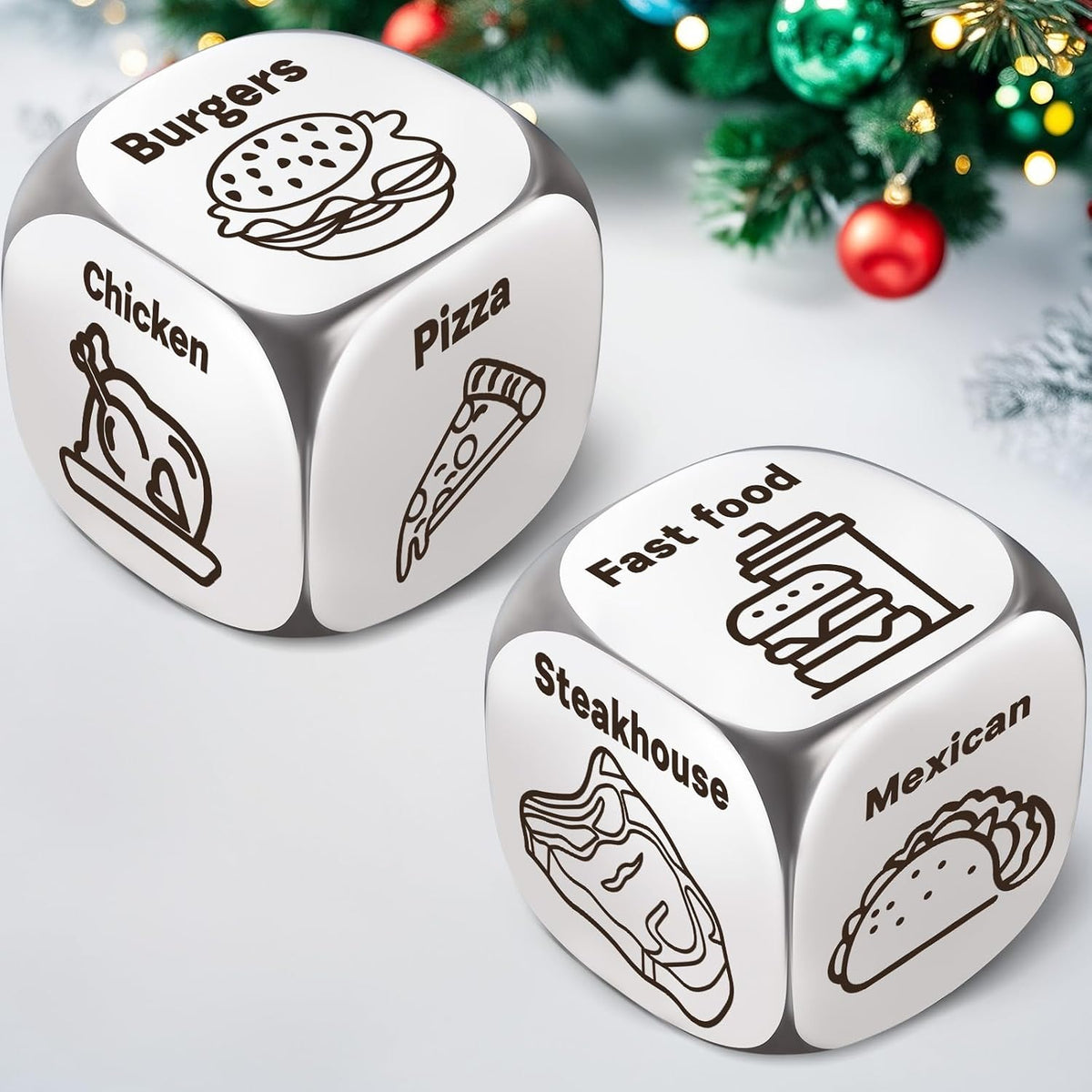 Winzwon Stocking Stuffers for Men Women - Silver 2pcs