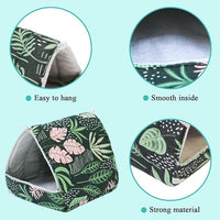 JSPYFITS 2 Pack Guinea Pig Hideout,Small Animal House Guinea Pig Bed Washable Cage Accessories for Small Pet Bunny/Rabbit/Hamster/Chinchilla Guinea Lemon/Forest