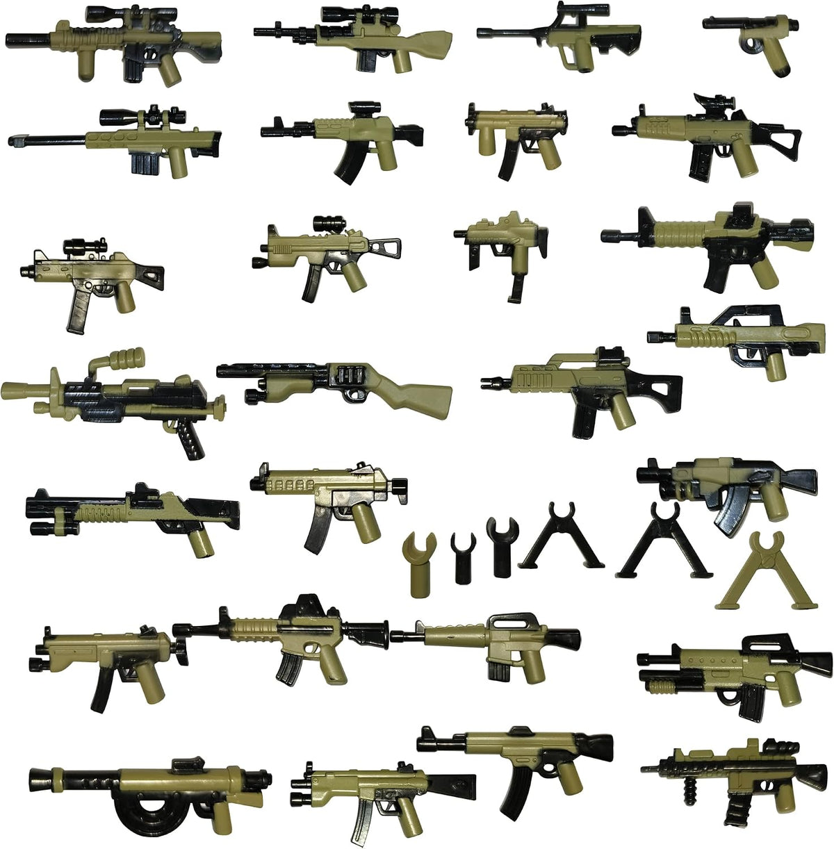 HIMIRICH black military weapons pack accessories for mini figures - view 9