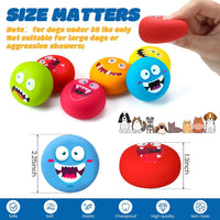 Hungdao 12 Pcs Squeaky Dog Toys, Small Dog Ball Bulk - Novelty - image 2