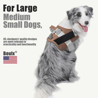 Bolux Dog Harness, No-Pull Reflective Dog Vest - Small (Pack of 1) / Brown - image 4