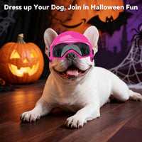 Dog Helmet and Goggles for Small Dogs - Small-(Pink+Pink) - image 2