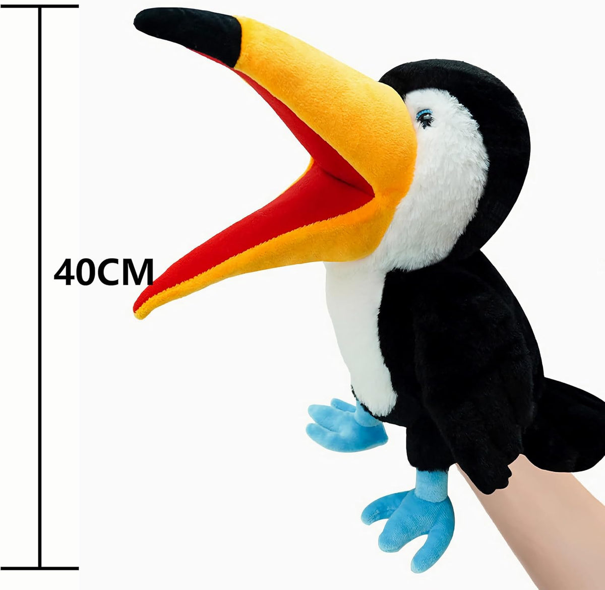 Marine Animals Hand Puppets for Kids, Toddler Includes Sharks - Big Billed Bird / Birds - image 4