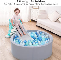 Heopeis green ball pit balls, 2.75 inches, crush proof plastic for kids - view 30