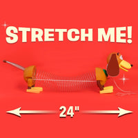 Just Play Retro Slinky Dog Pull Toy, Original Walking Spring Toy – Fun for Kids & Family - image 4