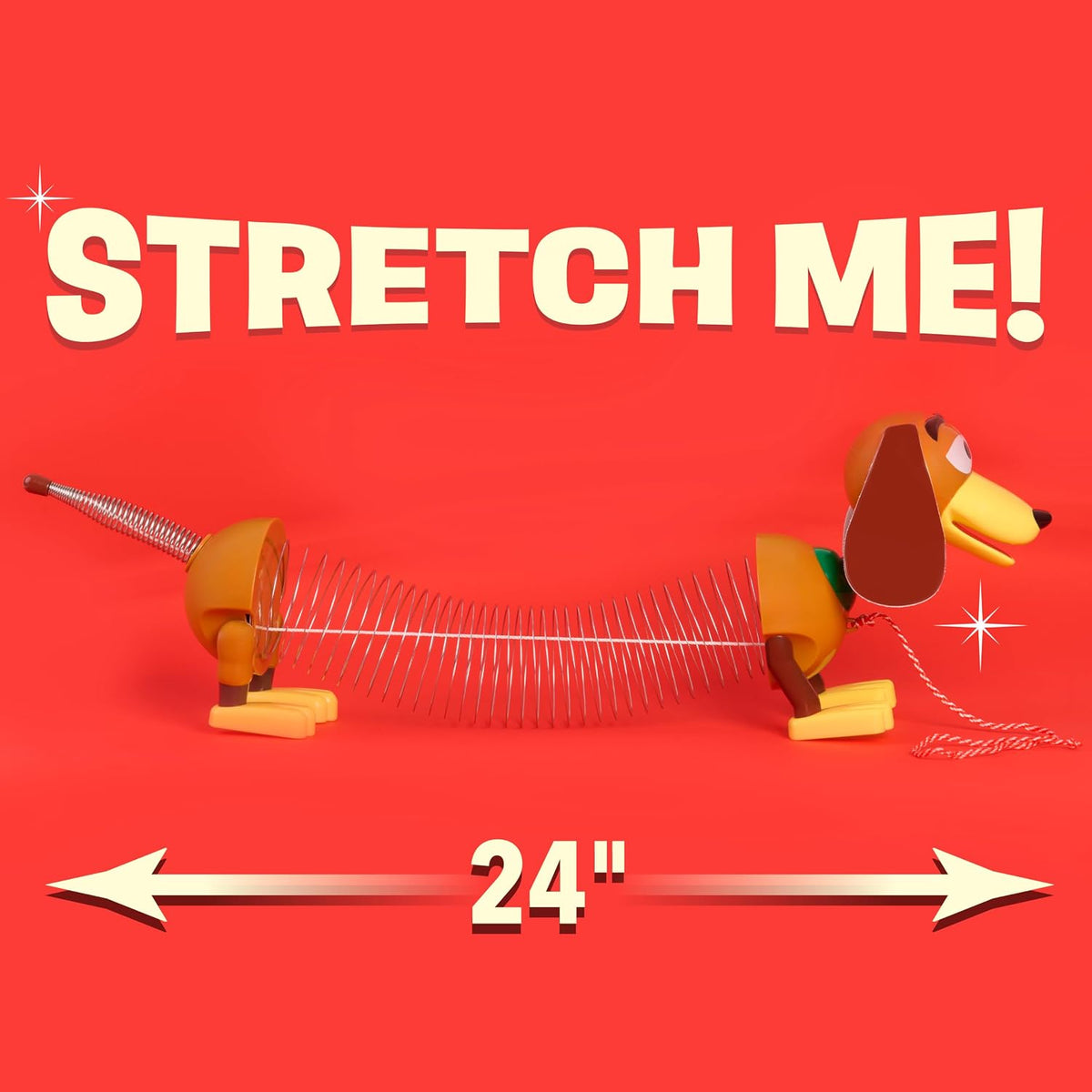 Just Play Retro Slinky Dog Pull Toy, Original Walking Spring Toy – Fun for Kids & Family - image 4