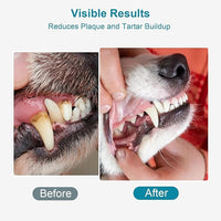 Dog Teeth Cleaning Powder 100g Fights Plaque & Tartar Freshens Breath All-Natural Ingredients for Dogs of All Breeds and Ages Easy to Use Dog Dental Powder