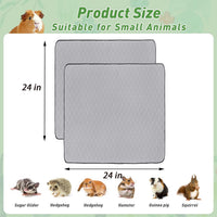 2Pack Guinea Pig Cage Liners - 12 In Grid Length / C&C 2x2(24" x 24") 2Pack - image 2