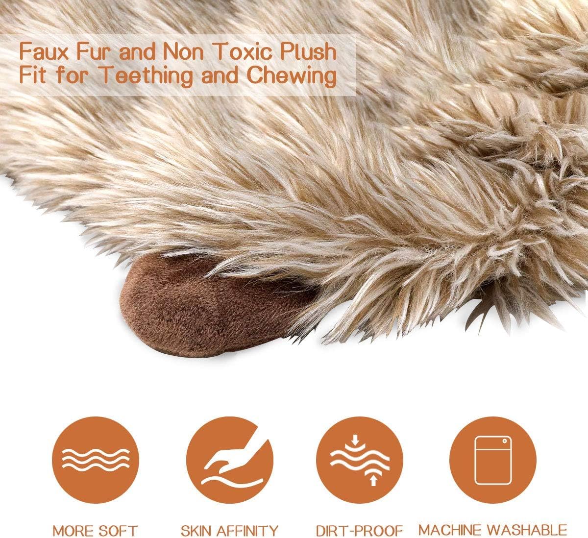 LEGEND SANDY Tough Dog Toys - 1 Pack Hedgehog - image 3