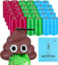 Letalong Dog Poop Bag With Holder - 30 Rolls