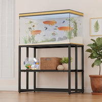 40 Gallon Metal Fish Tank Stand - Black / 40 Gallon - image 2